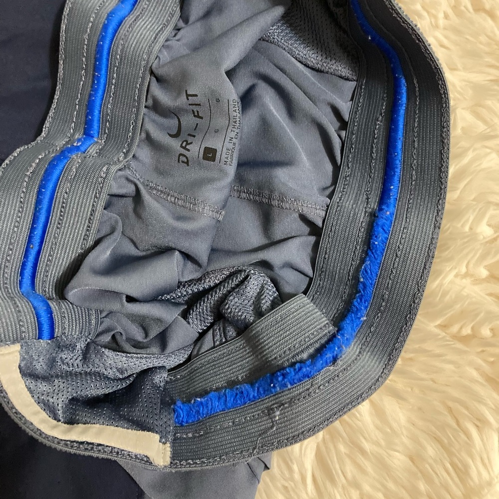 Nike Dri-FIT Blue and Gray Shorts - Picture 4 of 4